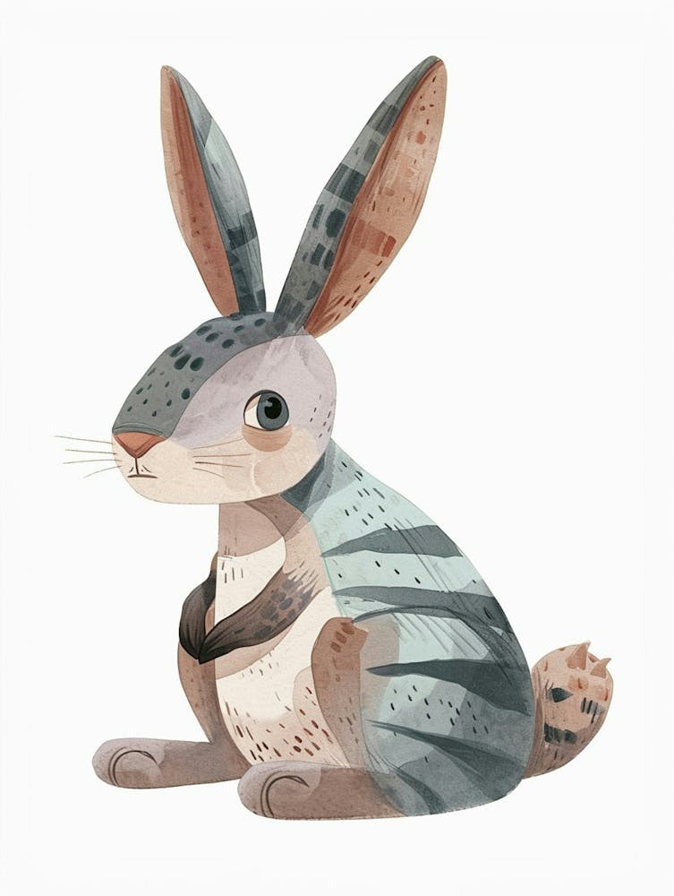Rex Rabbit Kids Illustration 2