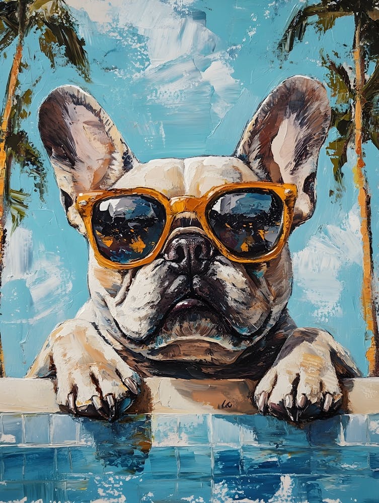 Poolside Frenchie 3