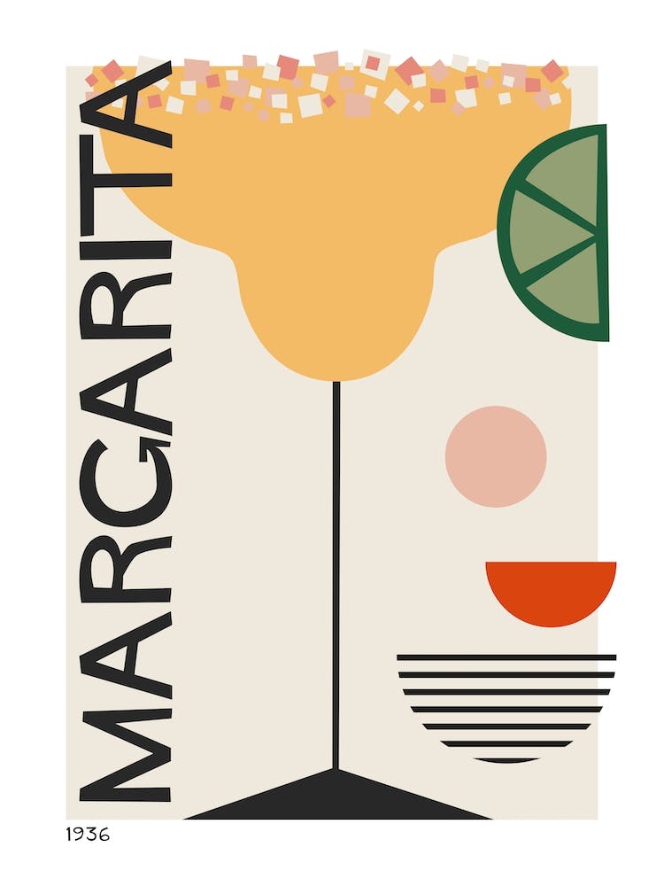 Margarita Retro Cocktail  Neutral