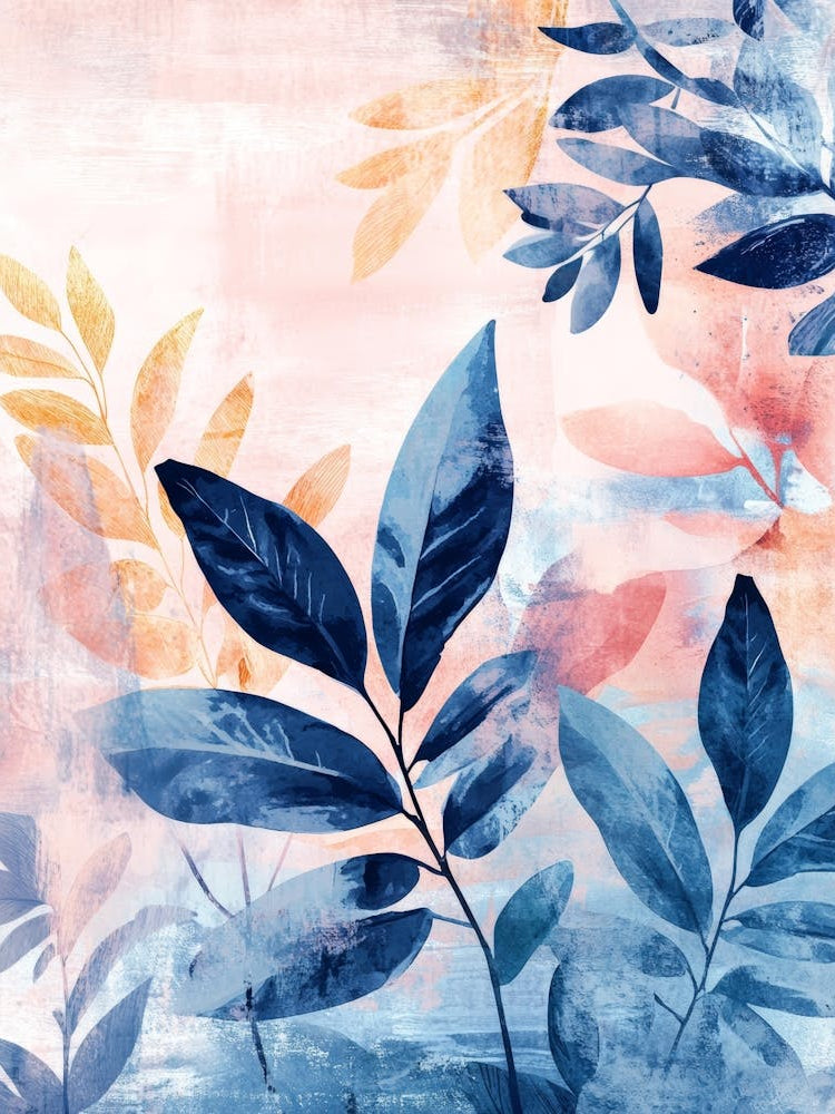 Abstract Leaves Canvas Print 10