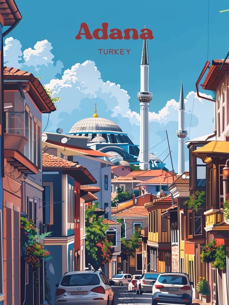 Adana Türkei Streetview Reisekunst