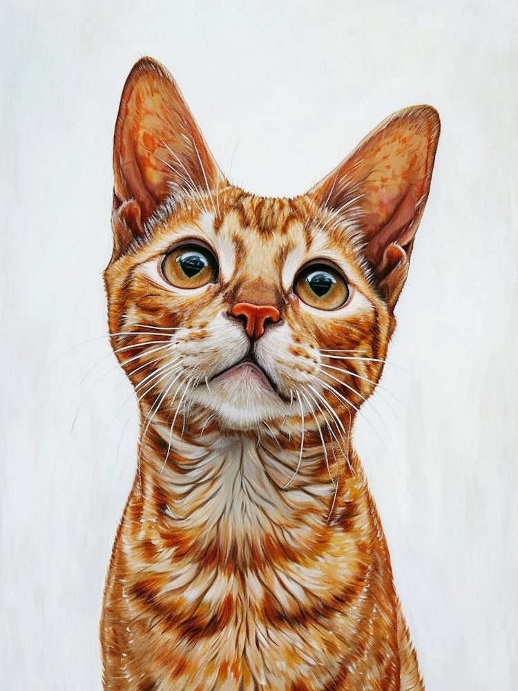 Egyptian Mau Cat Painting 4