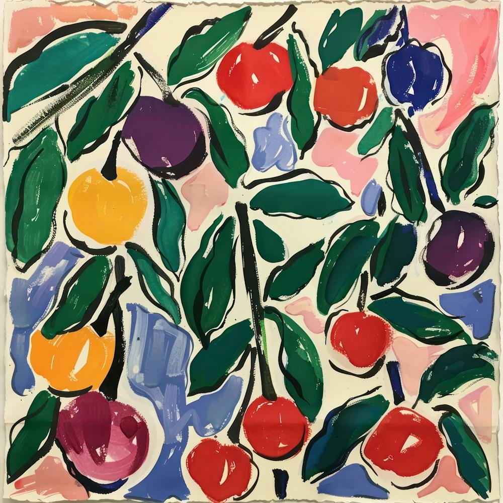 Kirschgemälde im Matisse-Stil 2