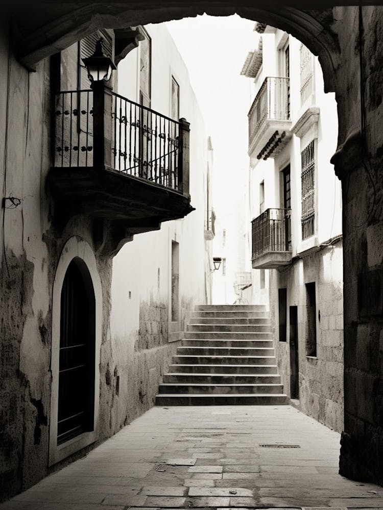 Tarragona Spain Black And White Analogue Photography 2