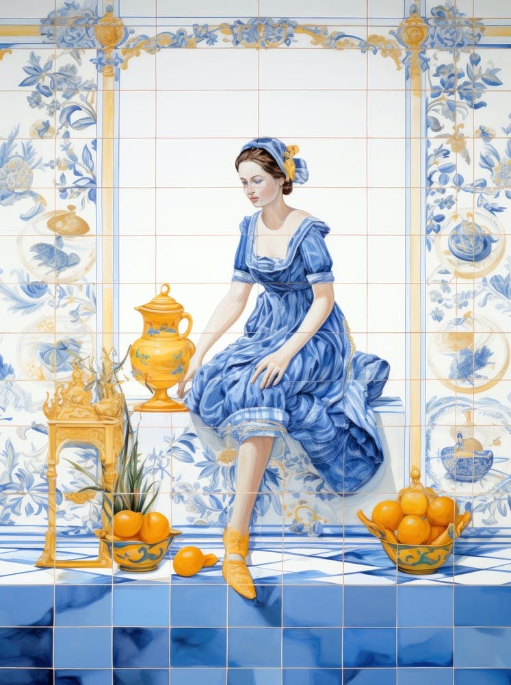 Blue And White Painting 2