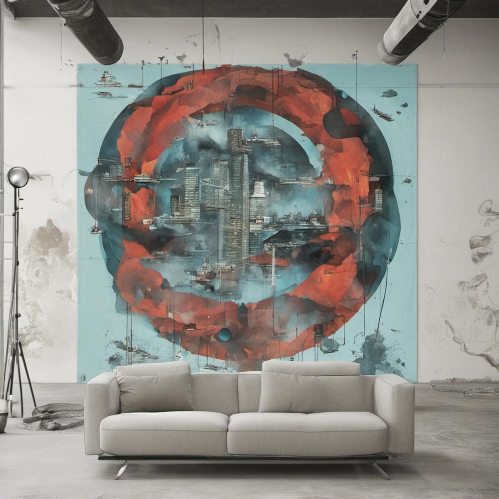 Cityscape Wall Mural