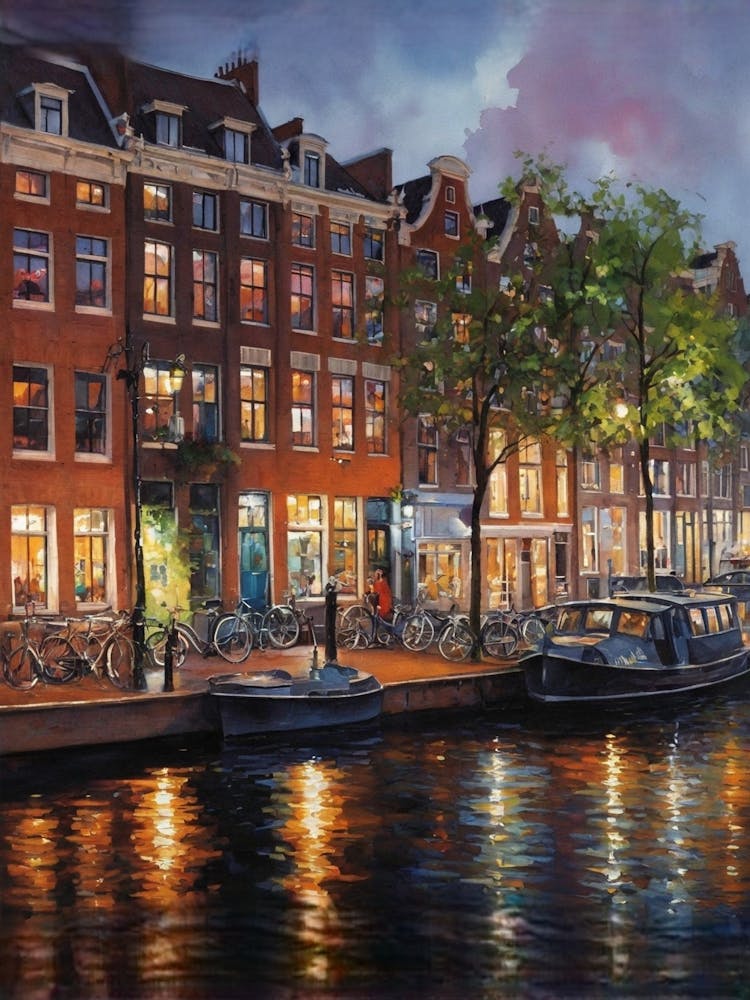 Amsterdam At Night