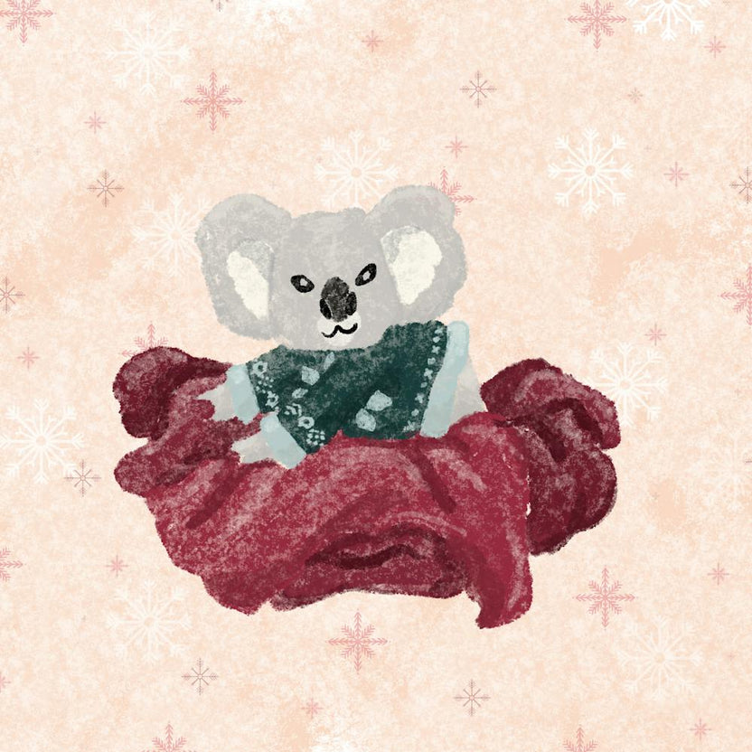 Christmas Koala with an ugly sweater