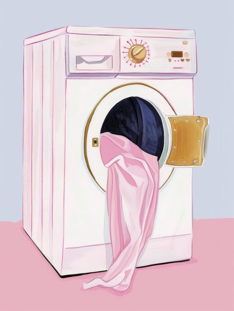 Pink Washing Machine 1