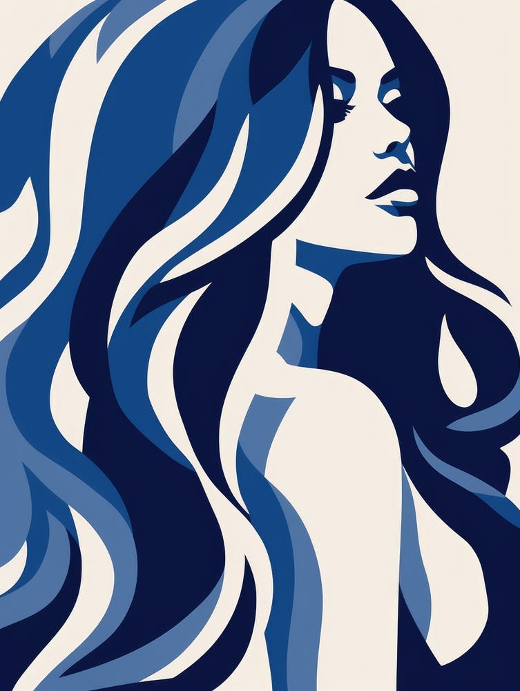 Blue Haired Woman 2