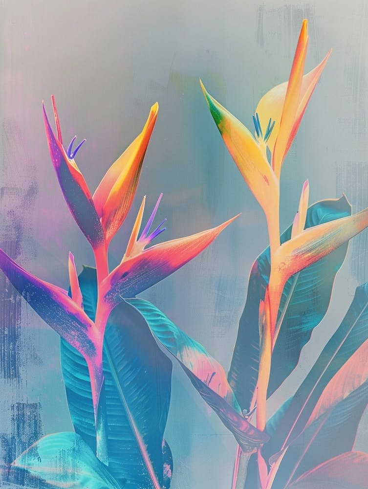 Iridescent Flower Heliconia 1