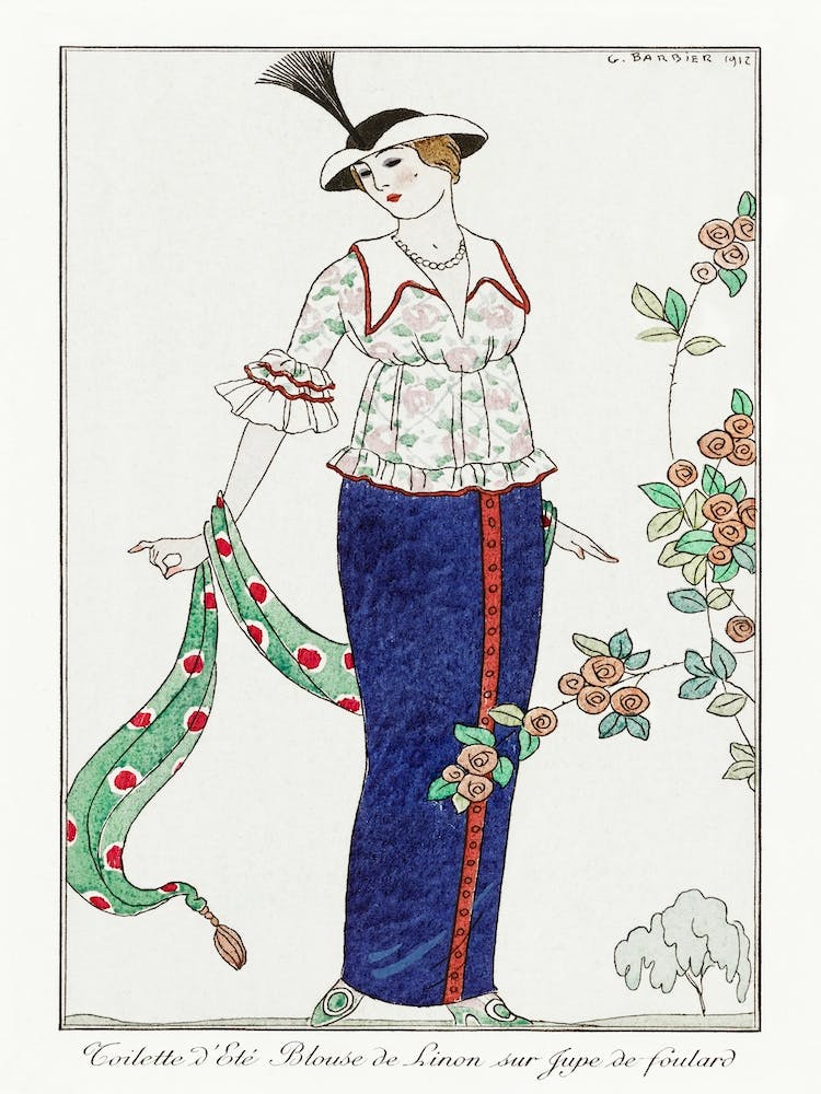 Costumes Parisiens No 3, George Barbier