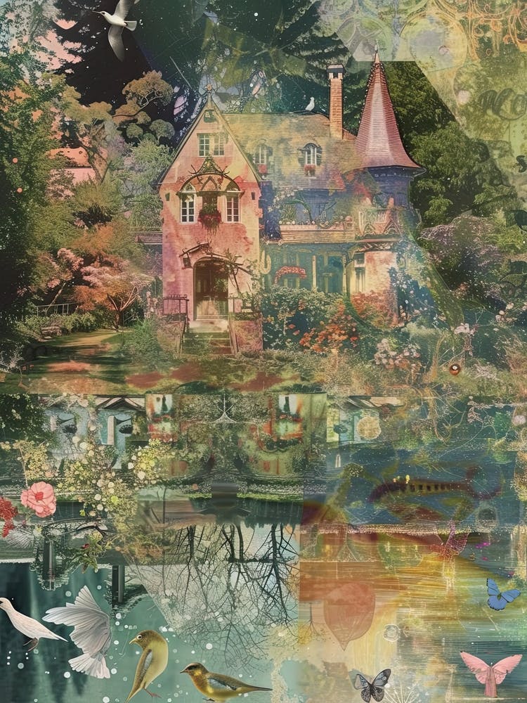 Fairytale Pond Scrapbook Collage 6