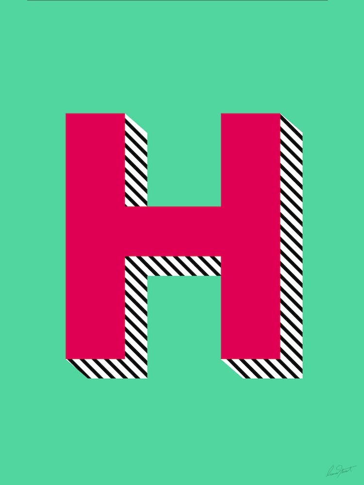 Letter H