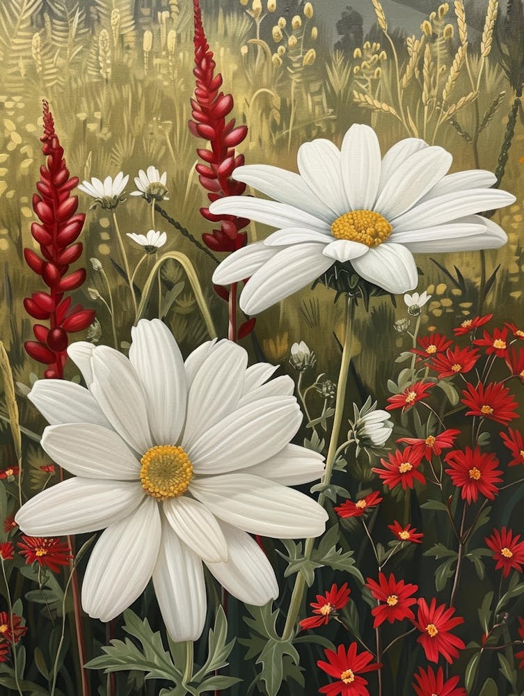 Daisies In The Meadow 12