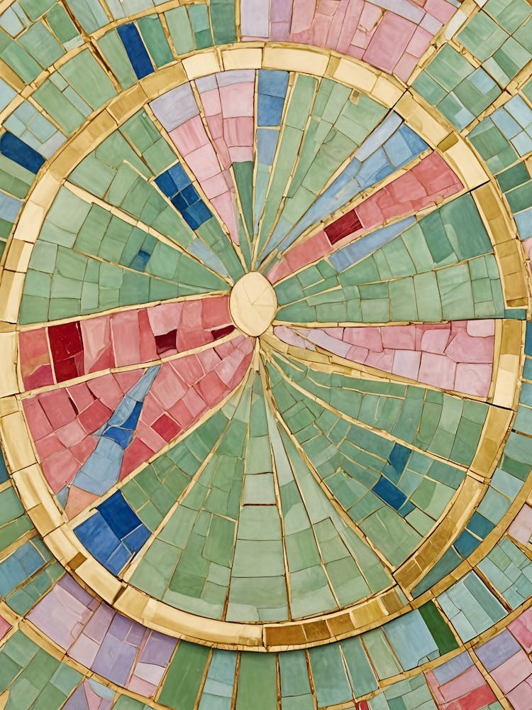 Rainbow Mosaic Burst no1 1