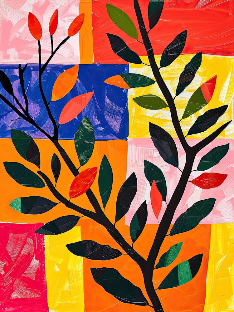 Luminous Foliage Matisse Style