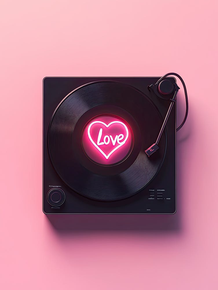Love In The Groove Vinyl Poster