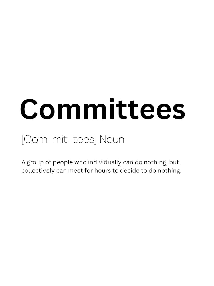 Committees Definition Meaning
