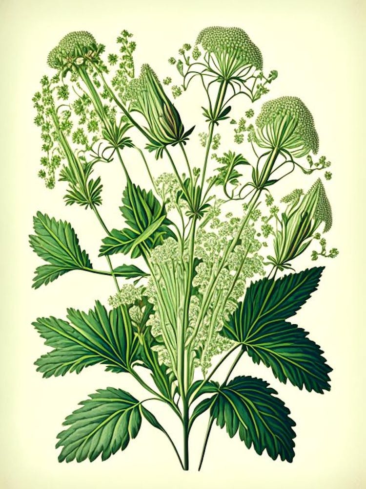 Valerian Herb Vintage Botanical
