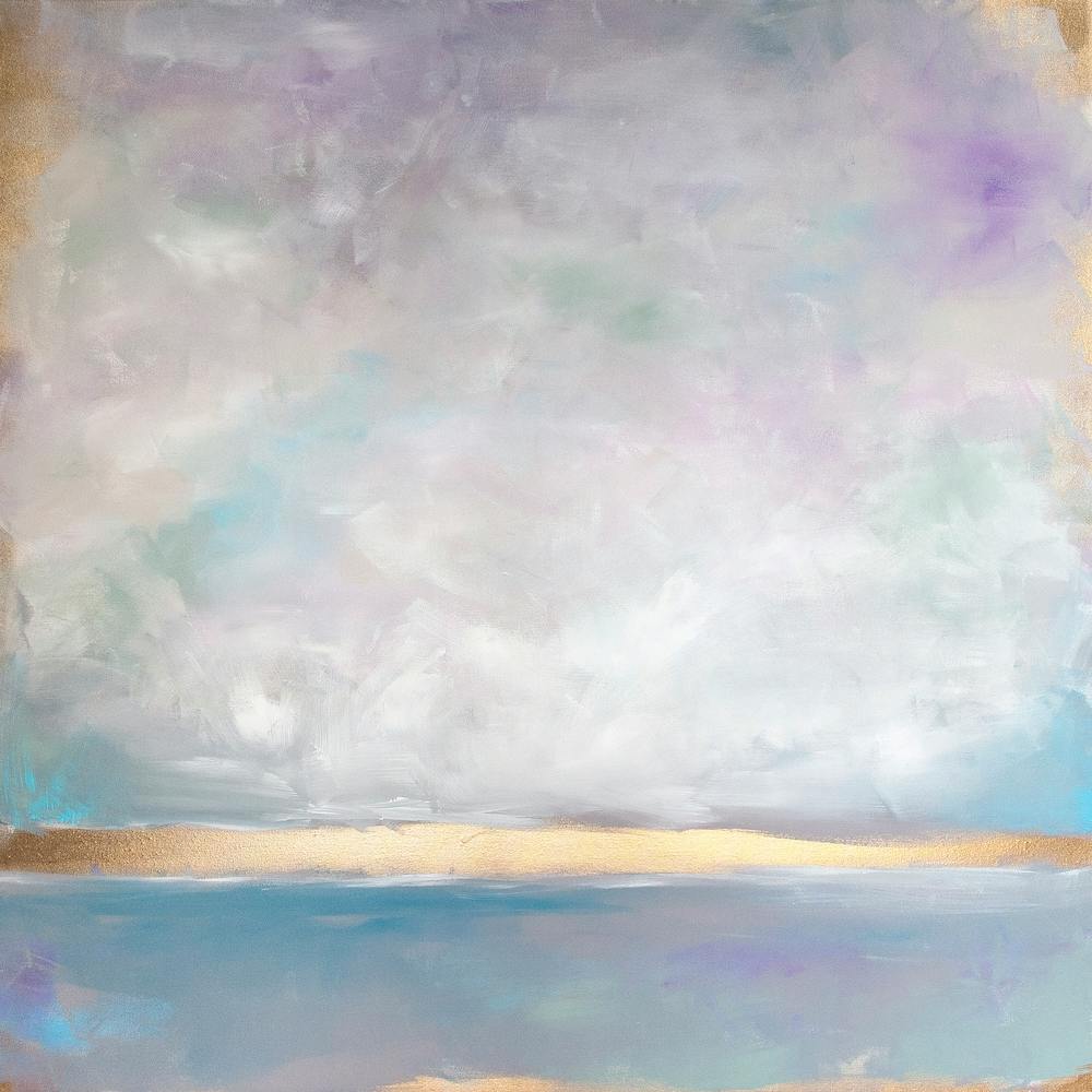 Lavender Smoke Square