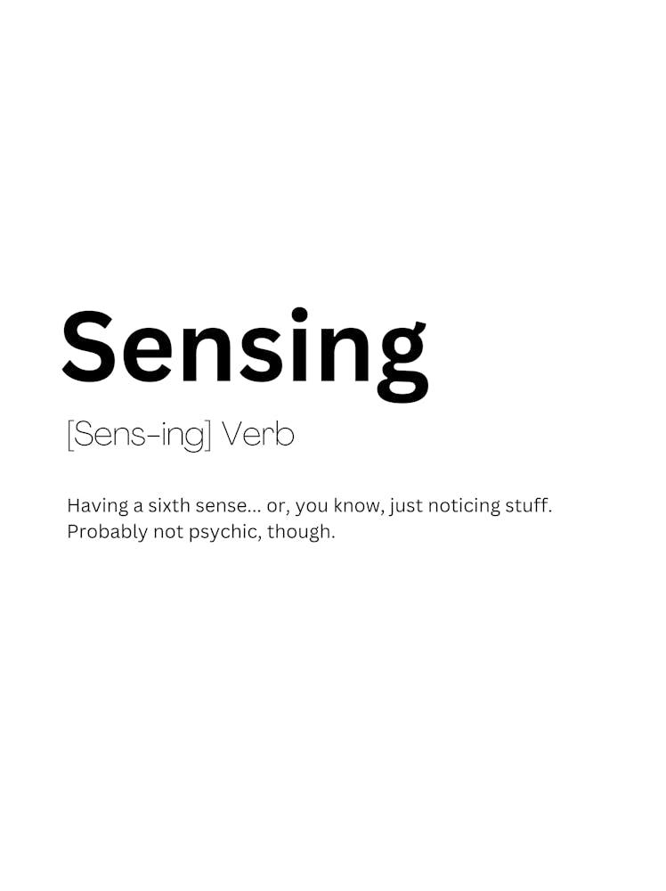 Sensing Definition Meaning