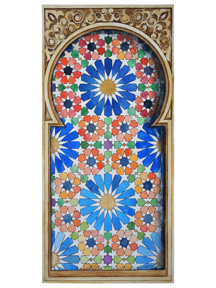 Moroccan Zillij Arch