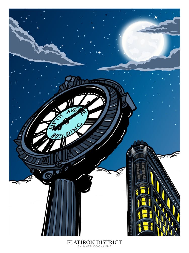 Flatiron District Clock - Manhattan