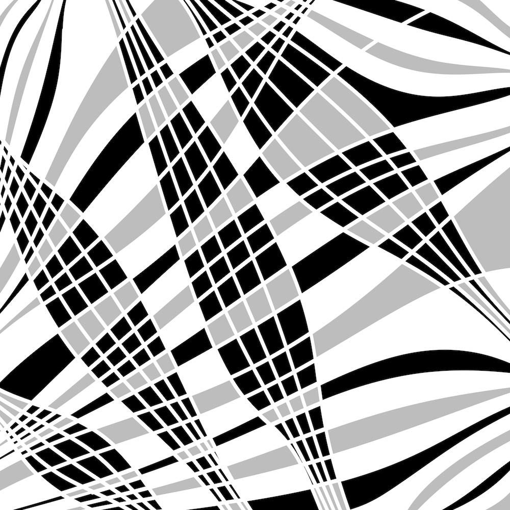 Abstract Black And White Pattern 9