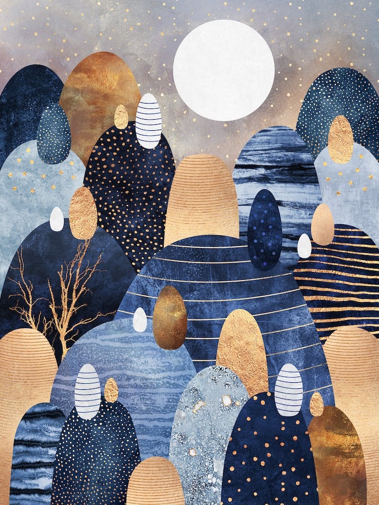 Little Land Of Pebbles - Blue