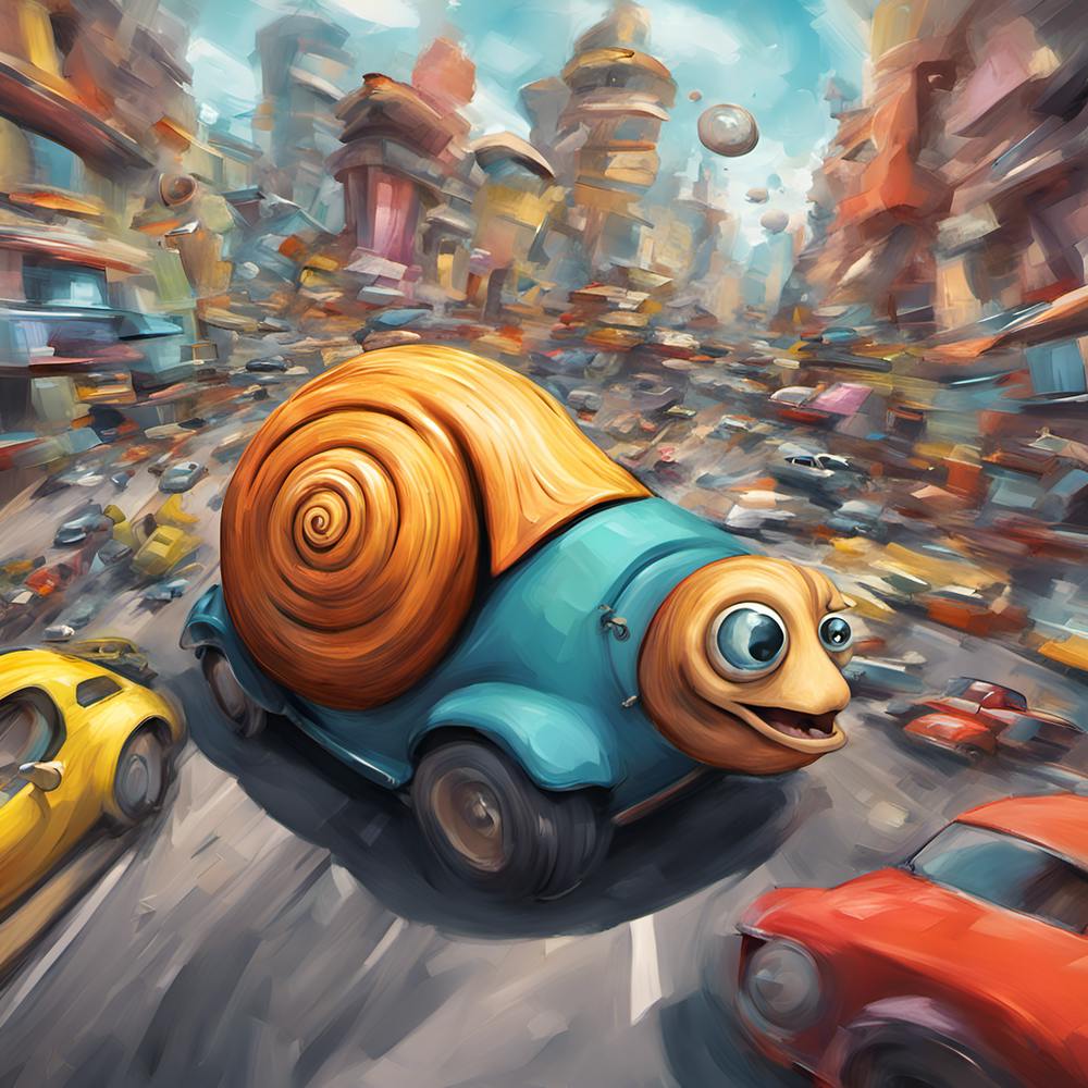 Escargot Sur La Route