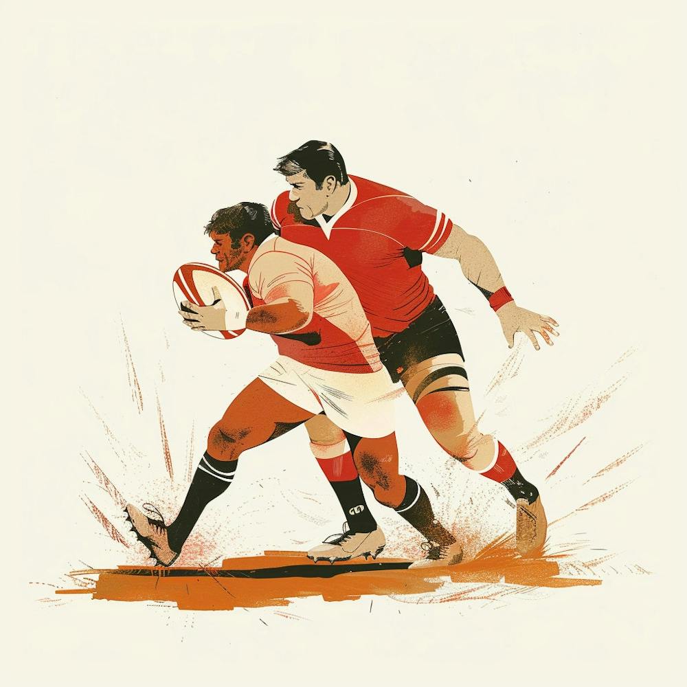 Rugby Players In Action 4