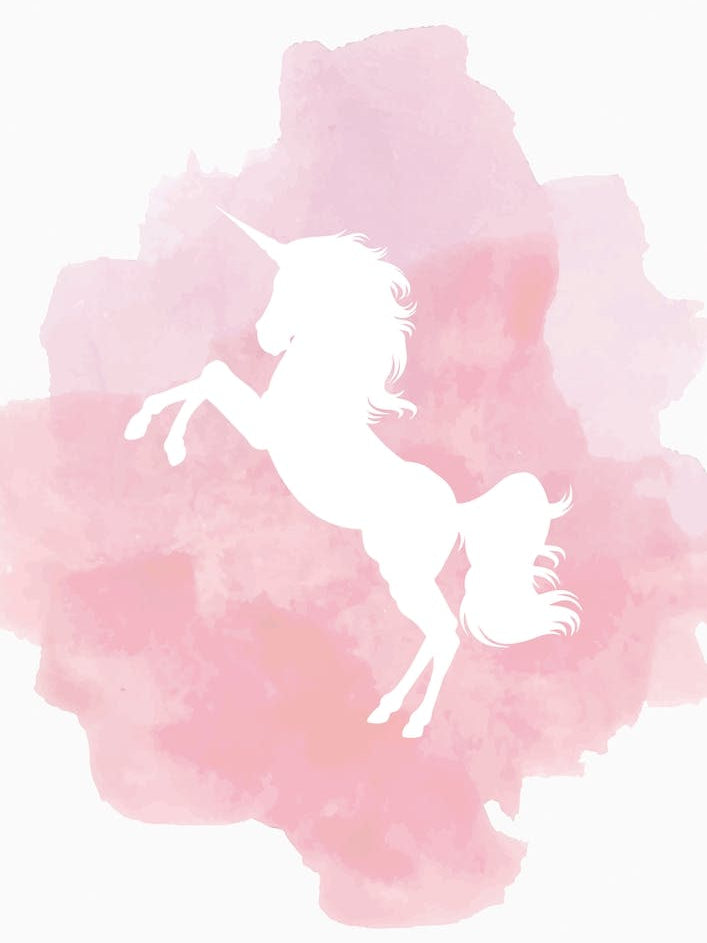 Unicorn Pink Watercolour