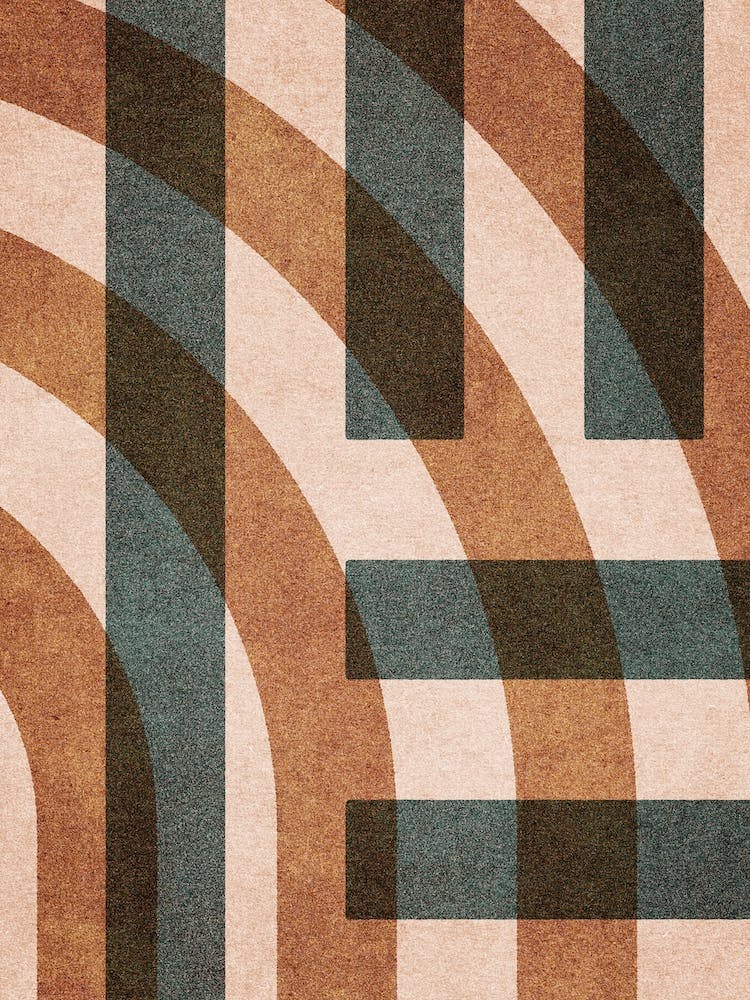 Abstract Alphabet Decorative H