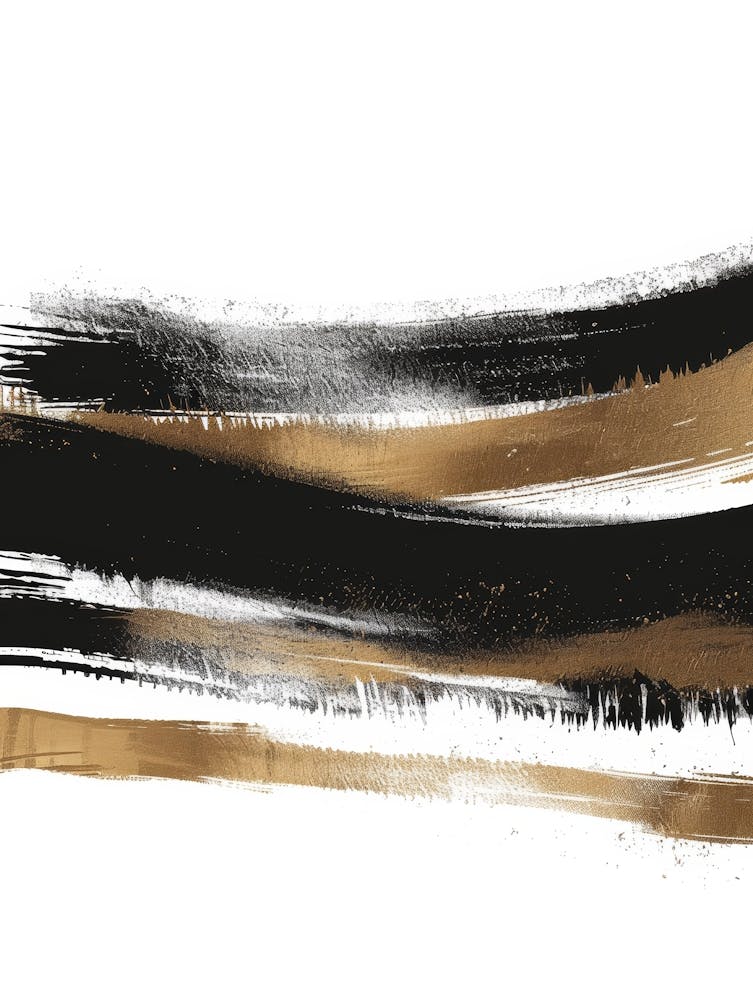 Abstract Brush Strokes Painting