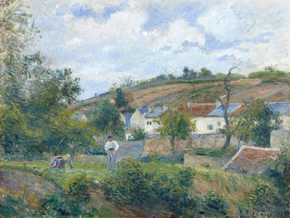 A Corner Of The Hermitage, Pontoise (1878), Camille Pissarro