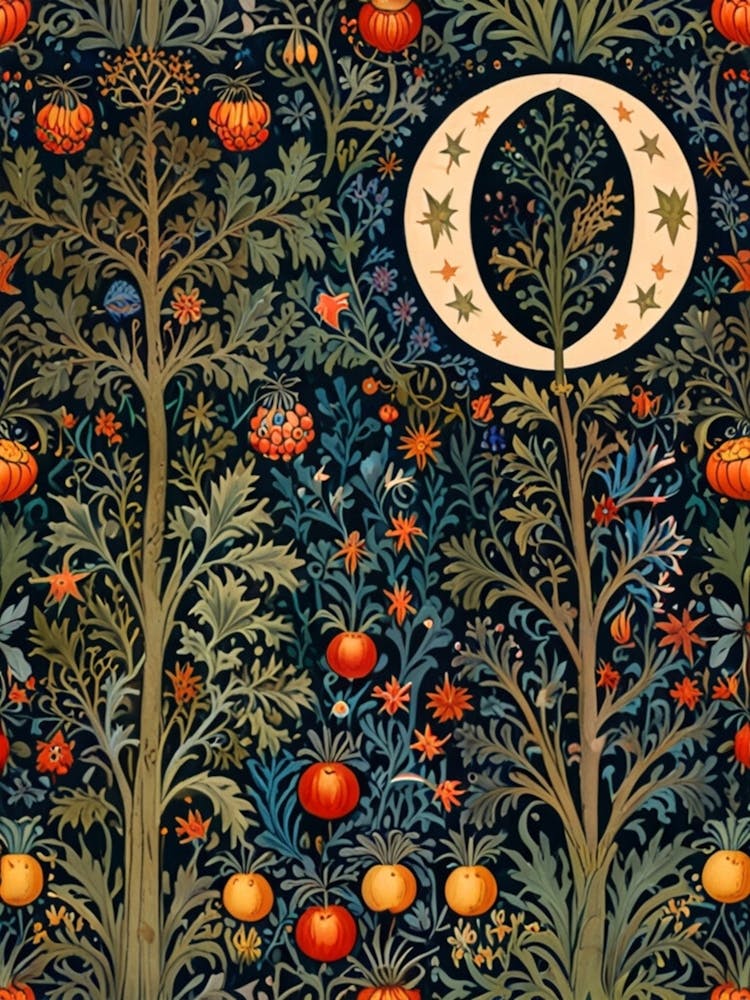 William Morris Moon In The Garden