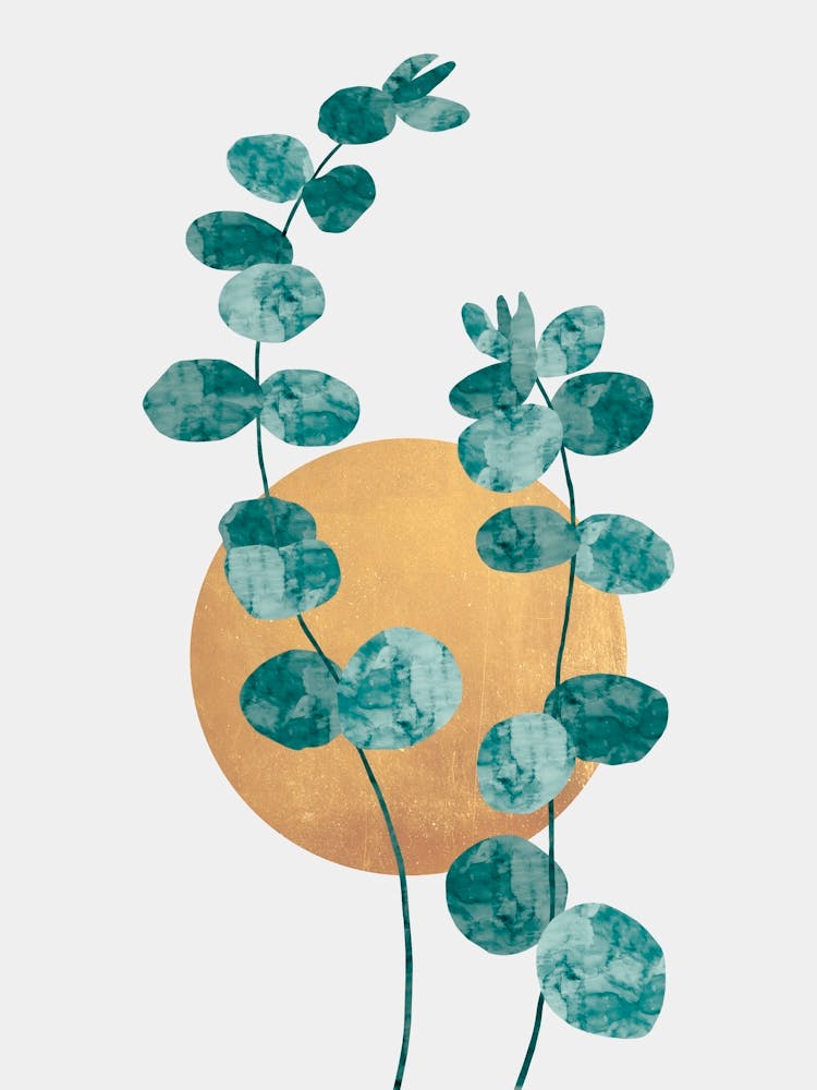 Geometrische und florale Komposition 16