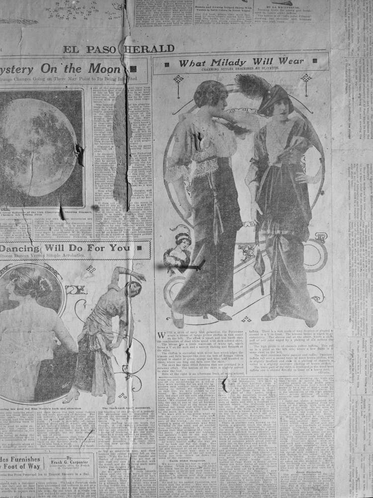 Untitled Photo, Possibly Related To Sheet Of El Paso Herald, 1914, Found In Abandoned House At Gerogetown