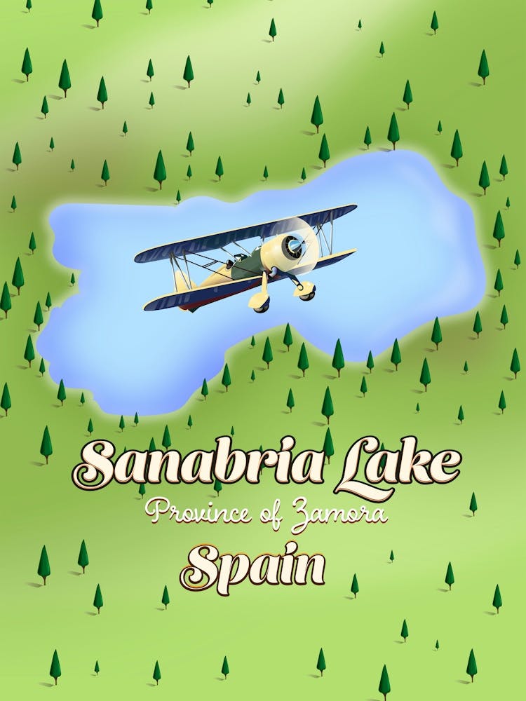 Sanabria Lake Travel poster