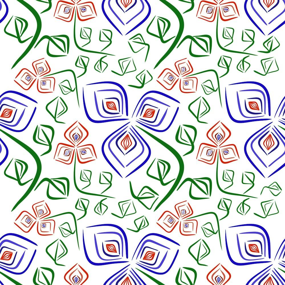 Bloom Nature Plant Pattern