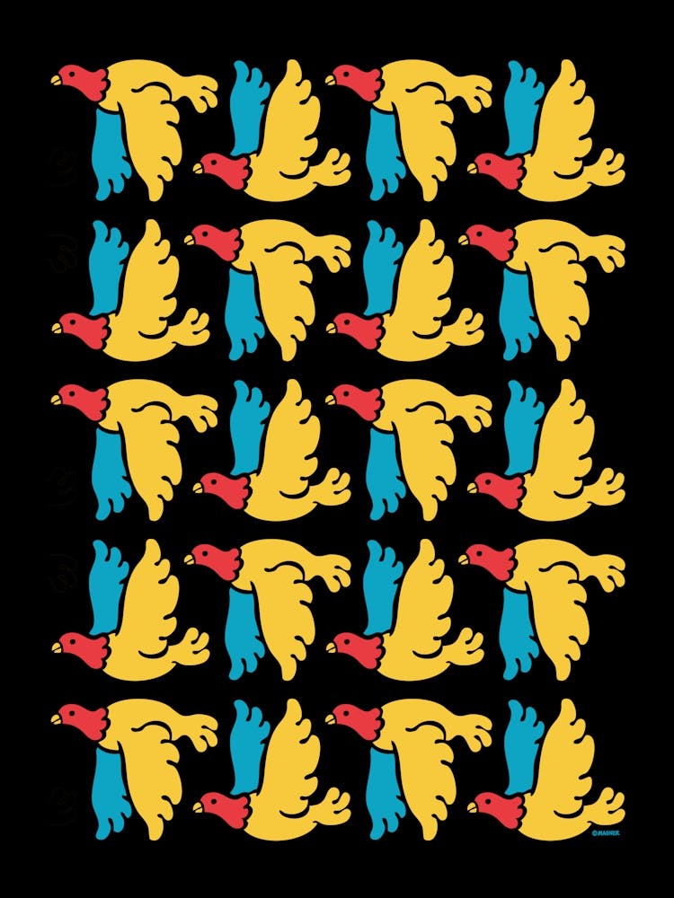 Flight- Bird Composition