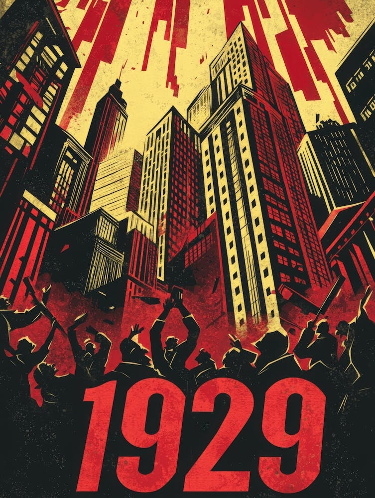 Aihrgdesign Ein Vintage Finanzposter, das das Dramatische darstellt C8a7657d 4fc1 47c4 B3a5 335eeaeaafd3 2