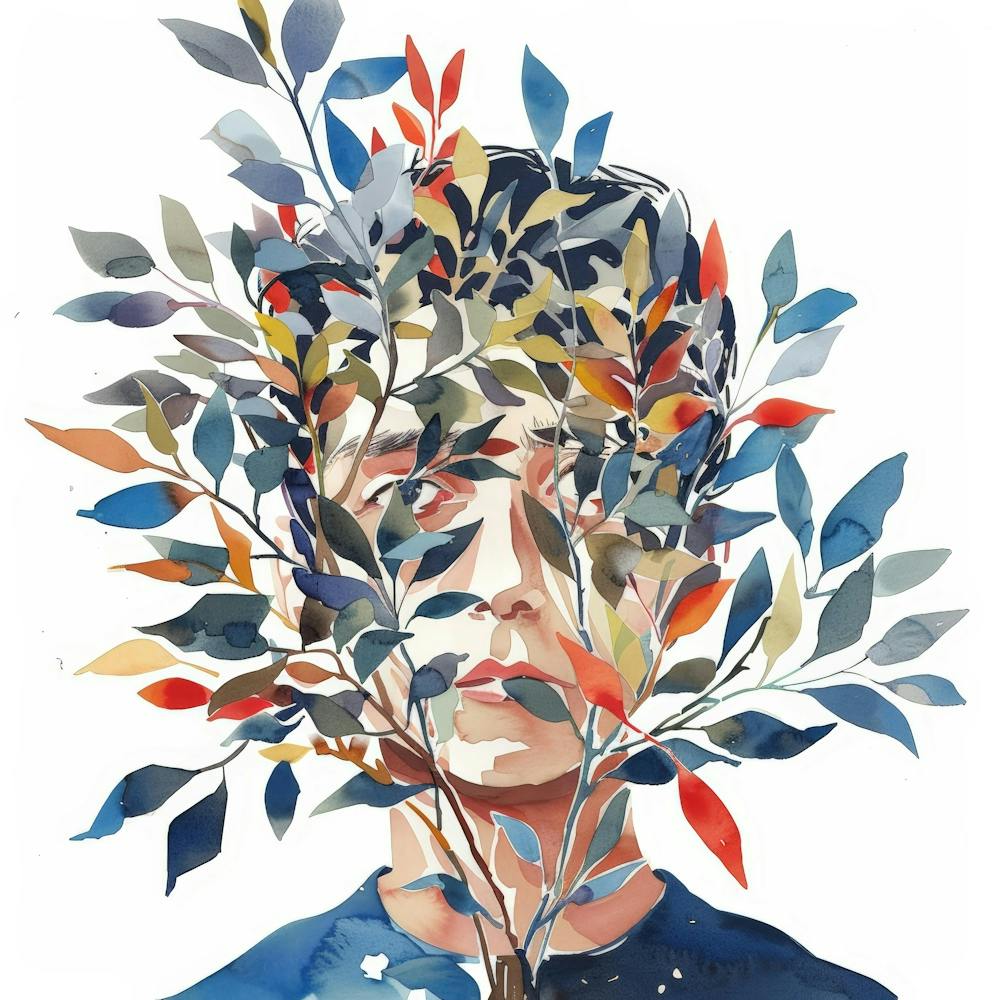 Man With A Tree