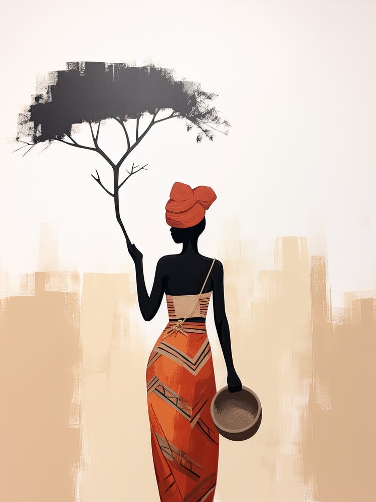African Woman | Boho Style 1