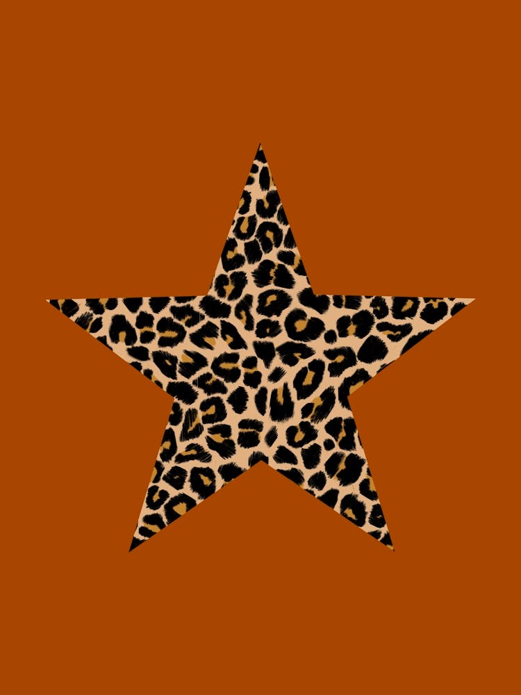 Leopard Print Star 1