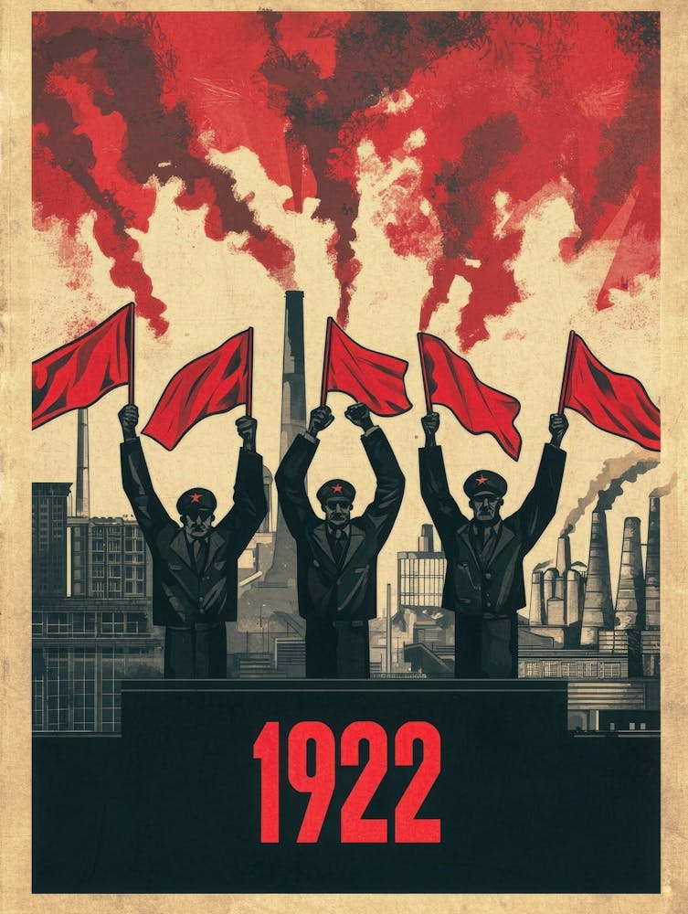 Aihrgdesign A Vintage Political Poster Marking The Formation 15