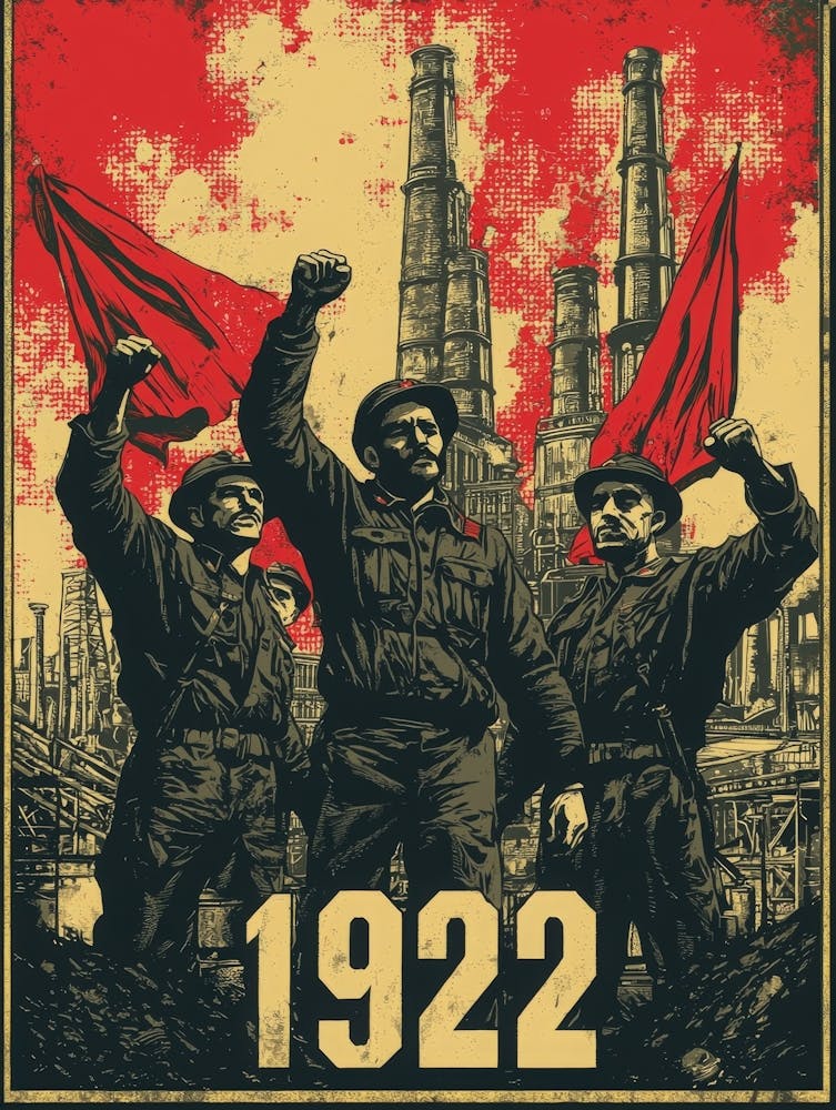 Aihrgdesign A Vintage Political Poster Marking The Formation 17