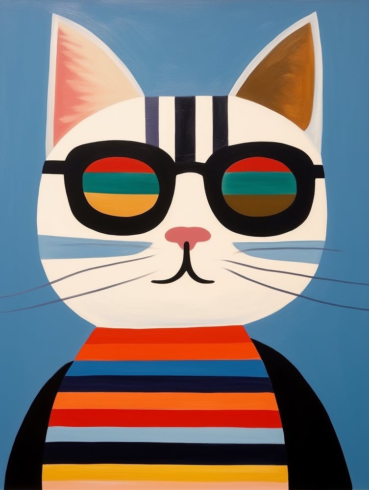 Little Cat 3 Wearing Sunglasses