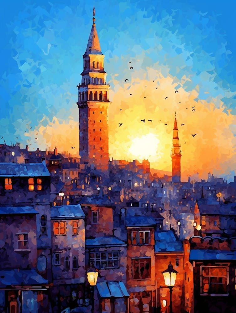 Tour de Galata Pixel Art 9